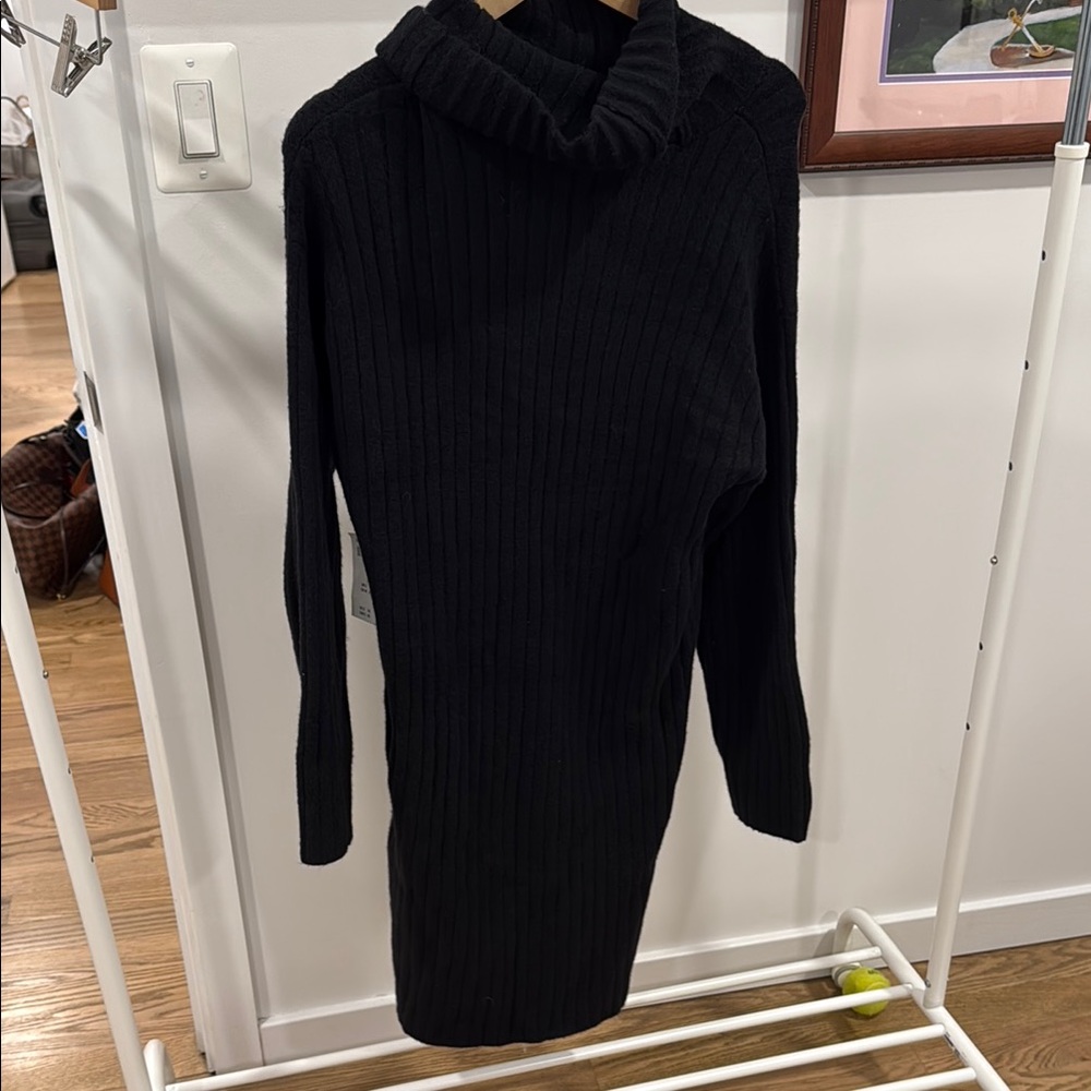 Abercrombie & Fitch Black Cowl Neck Sweater